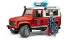Land Rover Defender Pompieri Bruder