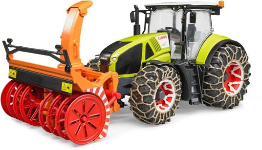 Claas Trattore Axion 950 con Catene e Fresa Neve - 3