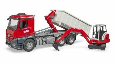 MB Arocs camion container ribaltabile con scavatore Schaeff - 5