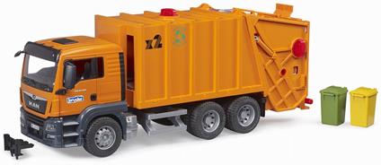 MAN TGS camion trasporto rifiuti arancione