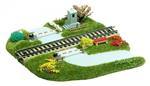 Passaggio A Livello Dritto H0 Scale 1:87 Diorama Model RIPB 3210