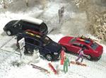 Winter Set Sci e Accessori (no Automezzi) H0 Scale 1:87 Diorama Model RIPB 6004