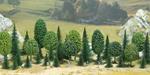 Alberi 35 Pezzi Assortiti H0 Scale 1:87 Diorama Model RIPB 6490