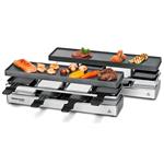 Rommelsbacher RC 1600 griglia per raclette 8 persona(e) Nero, Argento 795 W