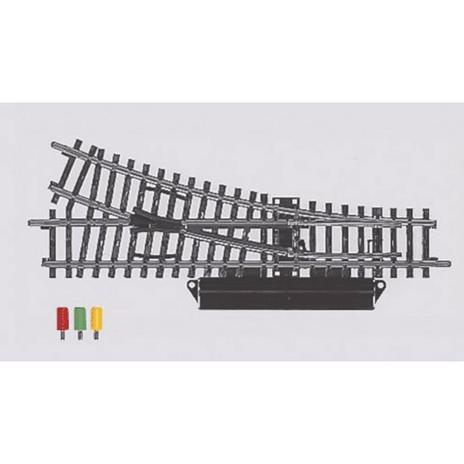 H0 Marklin K (senza massicciata) 2263 Scambio destro 168.9 mm 22.5 ° 424.6 mm