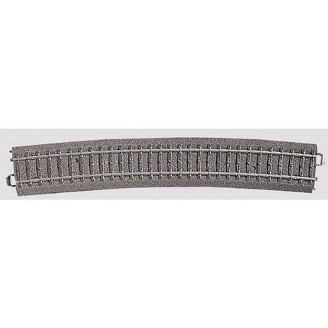 H0 Marklin C (con massicciata) 24912 Binario curvo 12.1 ° 1114.6 mm
