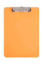 Maul , Cartella porta blocco in plastica, A4, con pinza Orange