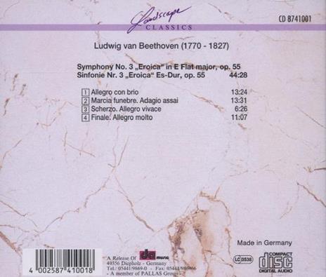 Sinfonia n.3 - CD Audio di Ludwig van Beethoven - 2