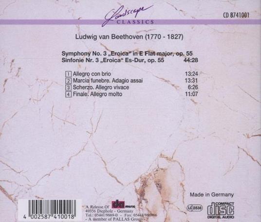 Sinfonia n.3 - CD Audio di Ludwig van Beethoven - 2