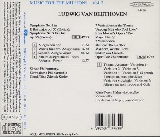 Music for the Millions vol.2 - CD Audio di Ludwig van Beethoven - 2