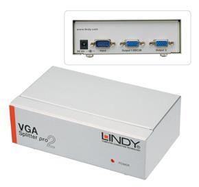 Lindy 2 Port VGA Splitter Pro