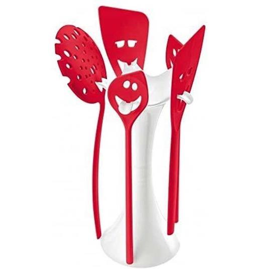 Set 6 MESTOLI da Cucina Nylon Verde Casa Collection 