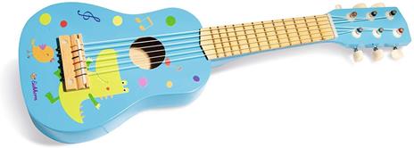 Eichhorn- Musik Holzgitarre Chitarra accordabile in Legno a Sei Corde, con Simpatico Animale, Lunghezza 54 cm, dai 3 Anni in su, Colore Azzurro/Naturale, 100003480 - 3