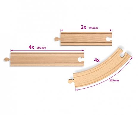 EH Train, Track Set, large. Eichhorn 100001415 parte e accessorio di trenino giocattolo Traccia - 3