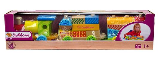 Trenino Colorato in Legno