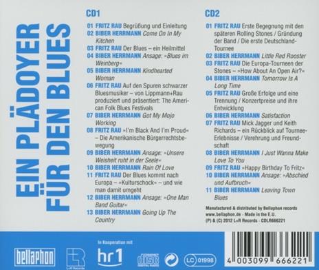 Ein Plädoyer für den Blues - CD Audio di Fritz Rau - 2