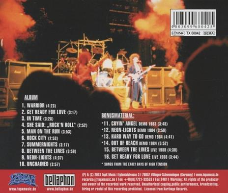 Warrior - CD Audio di High Tension - 2