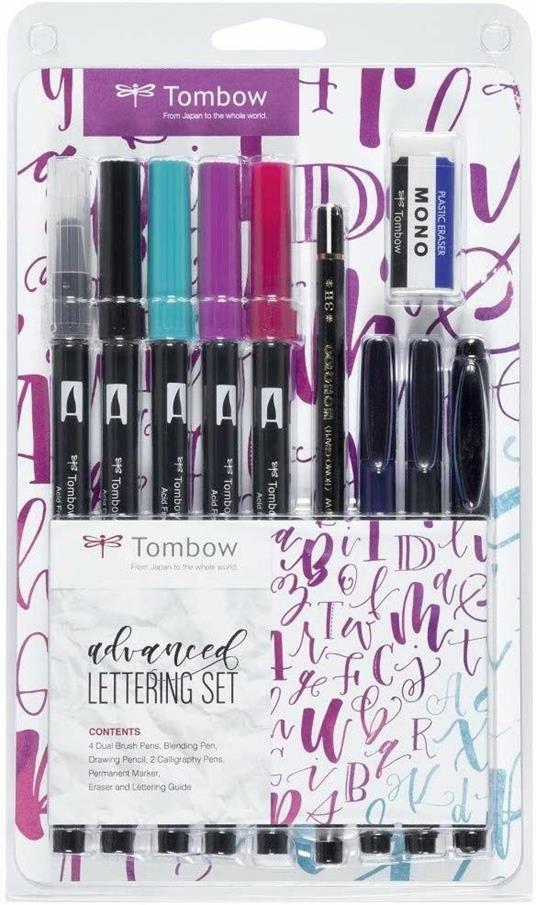 Set calligrafia Advanced Tombow. Confezione 10 pezzi