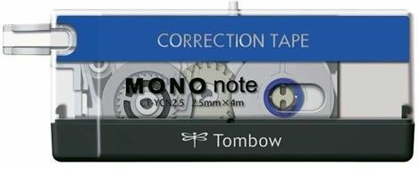 Tombow Mono-Nastro correttore Note colore blu 