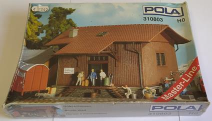 POLA H0 1/87 310803 Capannone Magazzino Merci Model Kit