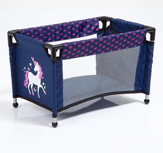 Bayer Design- Set di Accessori per Bambole, Colore Blu, Rosa, Unicorno, 61754AC - 3