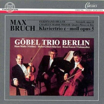 Piano Trios - CD Audio di Max Bruch