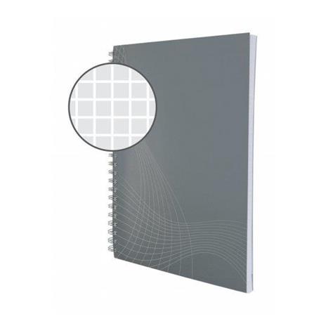 Avery 7011 quaderno per scrivere 80 fogli Grigio, Bianco A5