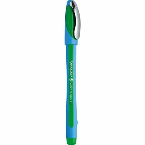Penna a sfera Schneide Memo verde punta 0,7 mm - 2