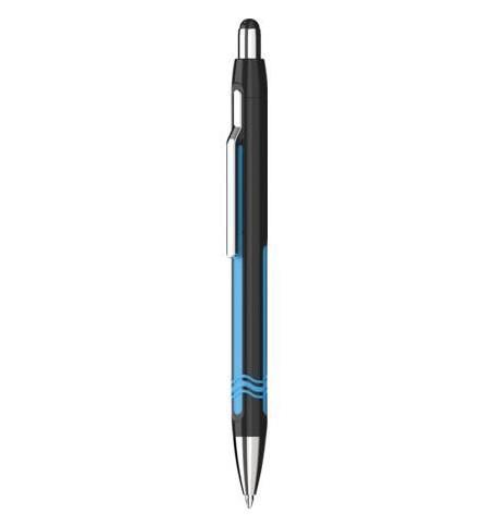 Schneider Comsumer Epsilon Blu Clip-on retractable ballpoint pen Extra grassetto