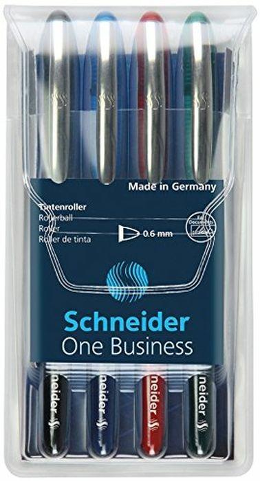 Penna roller Schneider One Business 06. Astuccio 4 colori - 4