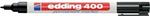 Marcatore permanente Edding 400 nero punta tonda 1 mm