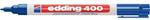 Marcatore permanente Edding 400 blu punta tonda 1 mm