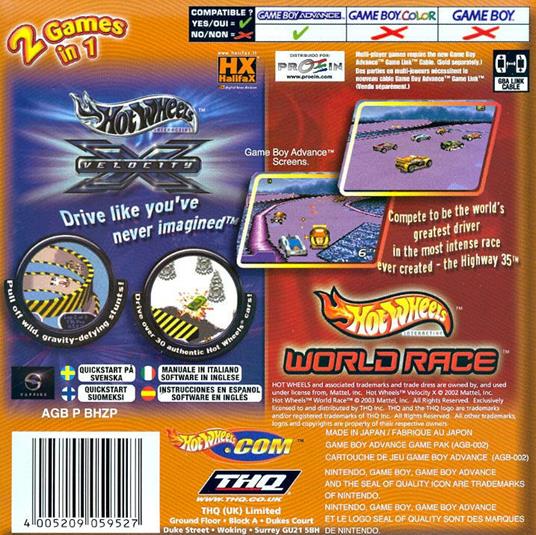 Hot Wheels High Velocity + Hot Wheels Race - 2