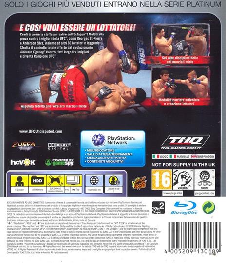 UFC Undisputed 2009 Platinum - 3