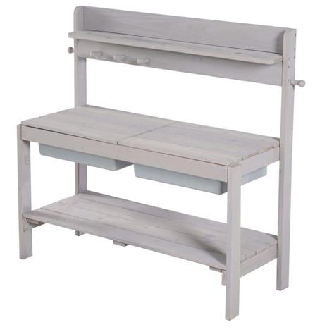 roba Tavolo da Gioco per Esterni 89,5x35x88,5 cm Grigio - 2