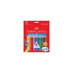 Matite colorate acquerellabili Faber-Castell Colour Grip. Astuccio cartone 24 colori
