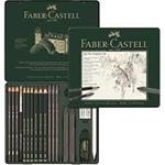 Set grafite Faber-Castell Pitt Graphite Medium. 19 pezzi