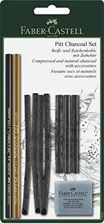 Set carboncini per artisti Faber-Castell Pitt