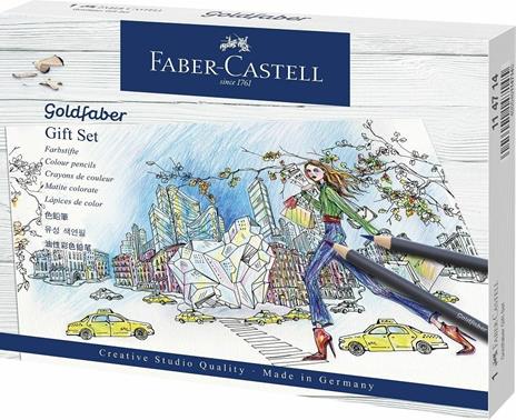Matite colorate Faber-Castell Goldfaber. Gift Set