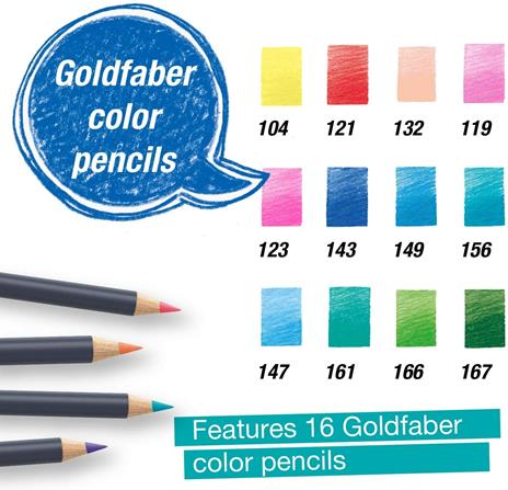 Matite colorate Faber-Castell Goldfaber. Gift Set - 4