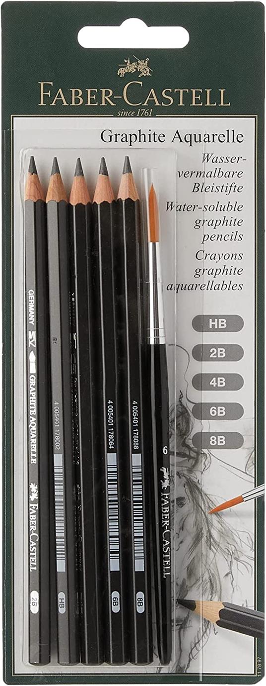 Set Matite Acquarellabili In Grafite Faber Castell