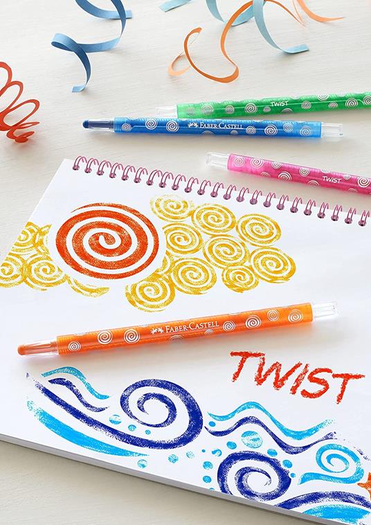 Astuccio cartone 12 pastelli a cera Jumbo Twist - 2