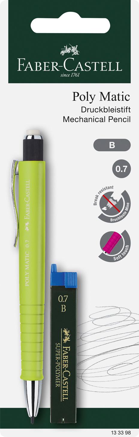 Blister 1 portamine Poly Matic 0.7 mm + mine B - 3