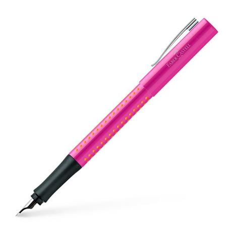 Penna stilografica Faber-Castell Grip 2010 Rosa-Arancione - 14=M (4), 17=B (5), 24=F (3), 95=EF (3) - 2
