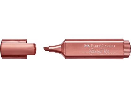 Evidenziatore Faber Castell Tl 46 Metallic Rosso