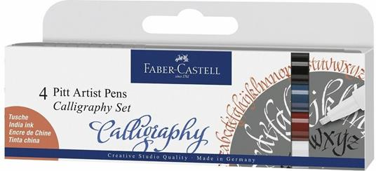 Bustina con 4 Pitt Artst Pen Calligraphy (99-01-47-88)