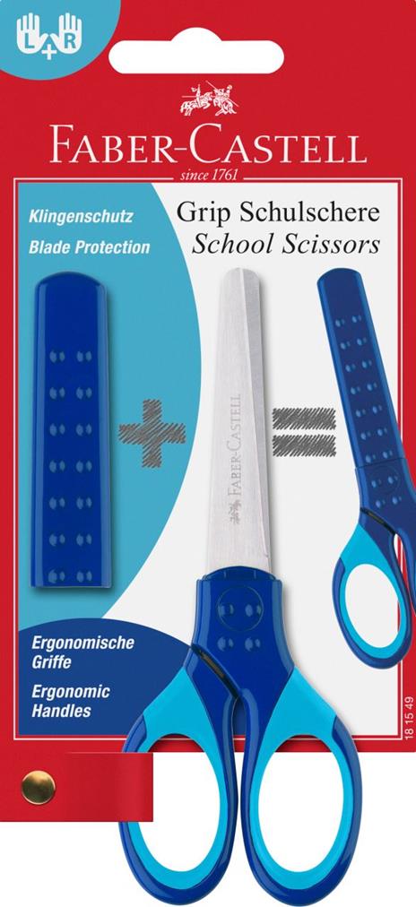 Forbice Grip per la scuola blu