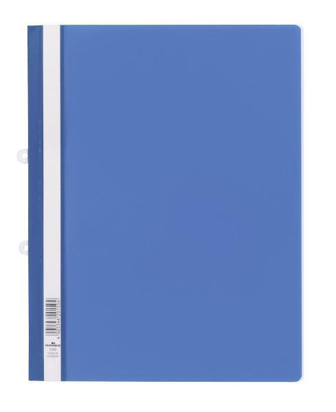 Durable 258006 cartella A4 PVC Blu, Trasparente