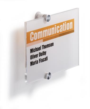 Durable Crystal Sign A5 Trasparente