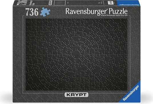 Puzzle Krypt Black 736 Pezzi